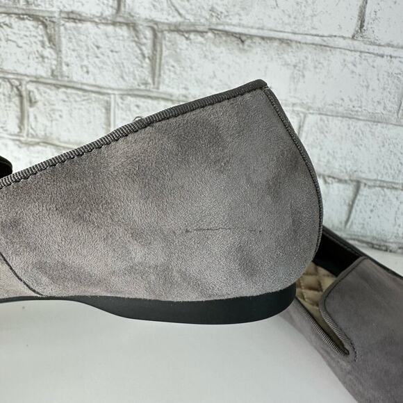 Birdies The Starling Loafers Leather Suede Slip On Neutral Minimal Gray Grey 6 - Picture 9 of 14